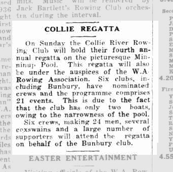 trove news 9 april 1936 rowing at minninup
